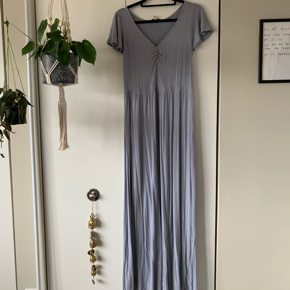 Striped American Eagle maxi dress